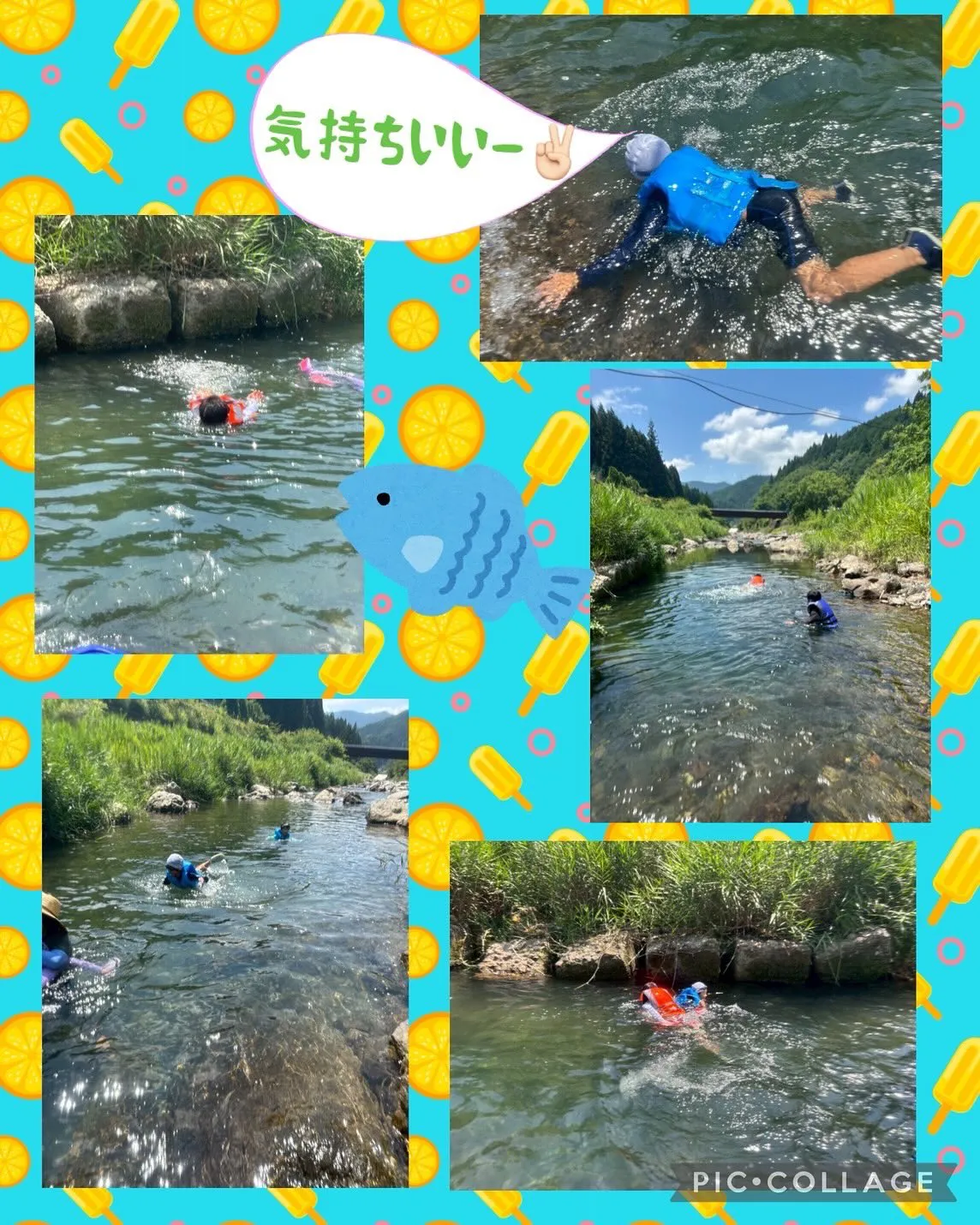 またも、川遊び🏞️